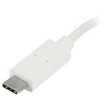 4-Port USB-C Hub - USB-C to USB-A Adapter - Expand Connectivity with USB 3.0 Ports - White