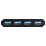 4-Port USB-C to USB-A Hub - USB 3.0 Bus-Powered Adapter for Mac, Windows, Linux Devices