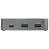 3-Port USB-C Hub with Gigabit Ethernet LAN - 10Gbps Data Transfer - Fast Charge & Power Adapter