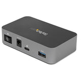 4-Port USB C Hub with 10Gbps Data Transfer - 3 USB-A & 1 USB-C Ports - Powered for Ultimate Connectivity