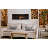 CUSHION COVER - TRIBAL - BLACK / LINEN -  400x600