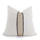 CUSHION COVER - BRAID - CREAM / NATURAL -  550x550