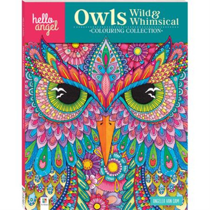 Colouring Collection - Hello Angel Owls