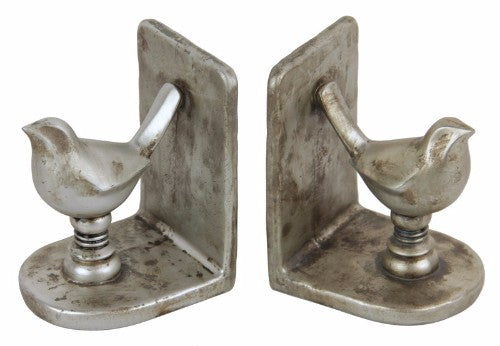 Bird Bookends - Champagne