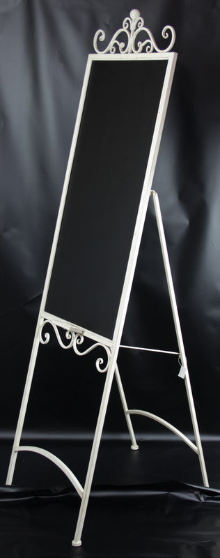Blackboard Easel - Large Vintage (White)