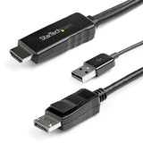 3m HDMI to DisplayPort Cable - 4K 30Hz, Connect HDMI Devices to DP Monitors - High-Quality Adapter