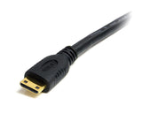 1m High Speed HDMI Mini to HDMI Cable with Ethernet - Premium Quality, Gold-Tipped Connectors