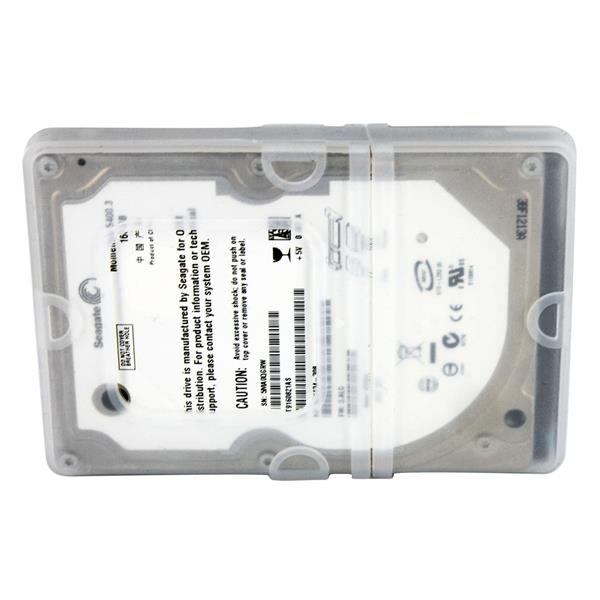 2.5-Inch Silicone Hard Drive Protector Sleeve with Connector Cap - Shockproof & Ventilated