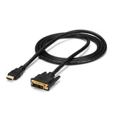 Premium 6ft HDMI to DVI-D Cable (M/M) - High-Speed Video Connector for Monitors & Projectors