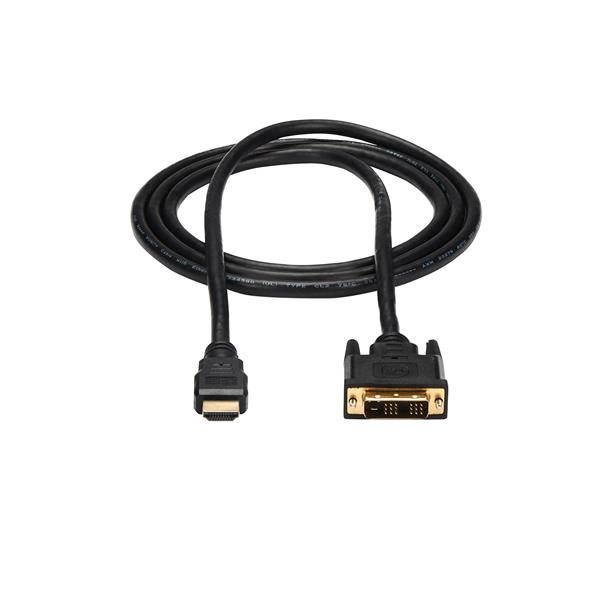 Premium 6ft HDMI to DVI-D Cable (M/M) - High-Speed Video Connector for Monitors & Projectors