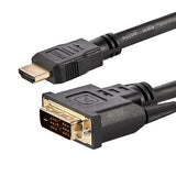 Premium 6ft HDMI to DVI-D Cable (M/M) - High-Speed Video Connector for Monitors & Projectors