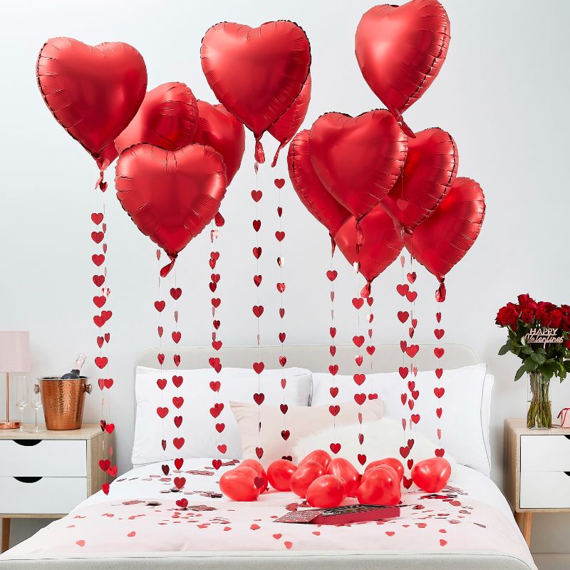 Backdrop Curtain - Ginger Ray Heart Shaped Valentines Day