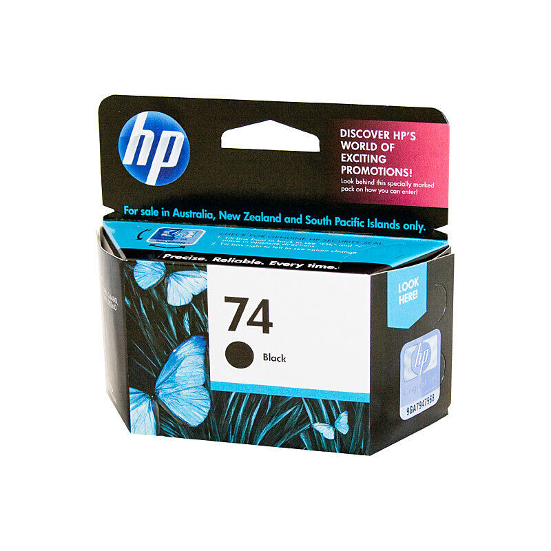 HP #74 Blk Ink Cartridge CB335WA