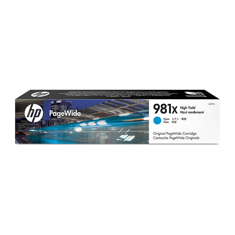 HP #981X Cyan Ink CartridgeL0R09A