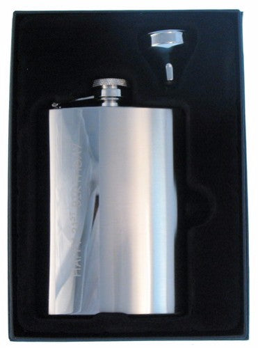 Silver 21st Hipflask