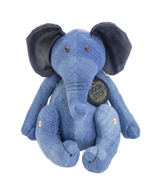 Doorstopper - Denim Blue 'Dumbo' Door Stopper