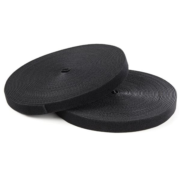 Premium Hook-and-Loop Cable Tie Roll - 7.6m (25 ft.) for Efficient Cable Management