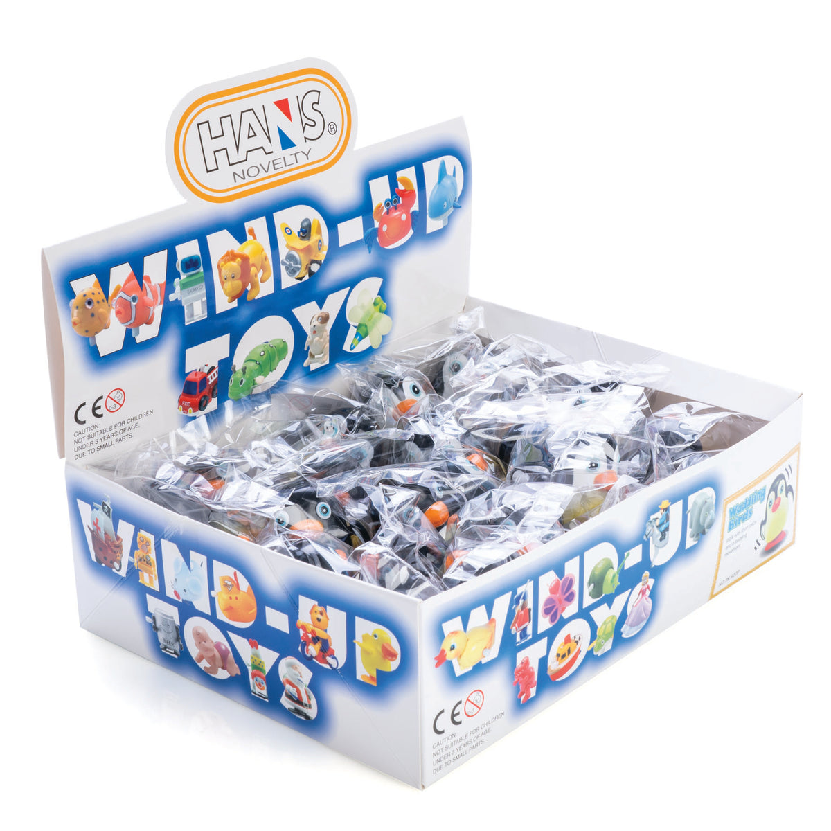 Wind-Up Waddling Penguin Toy - Pack of 24
