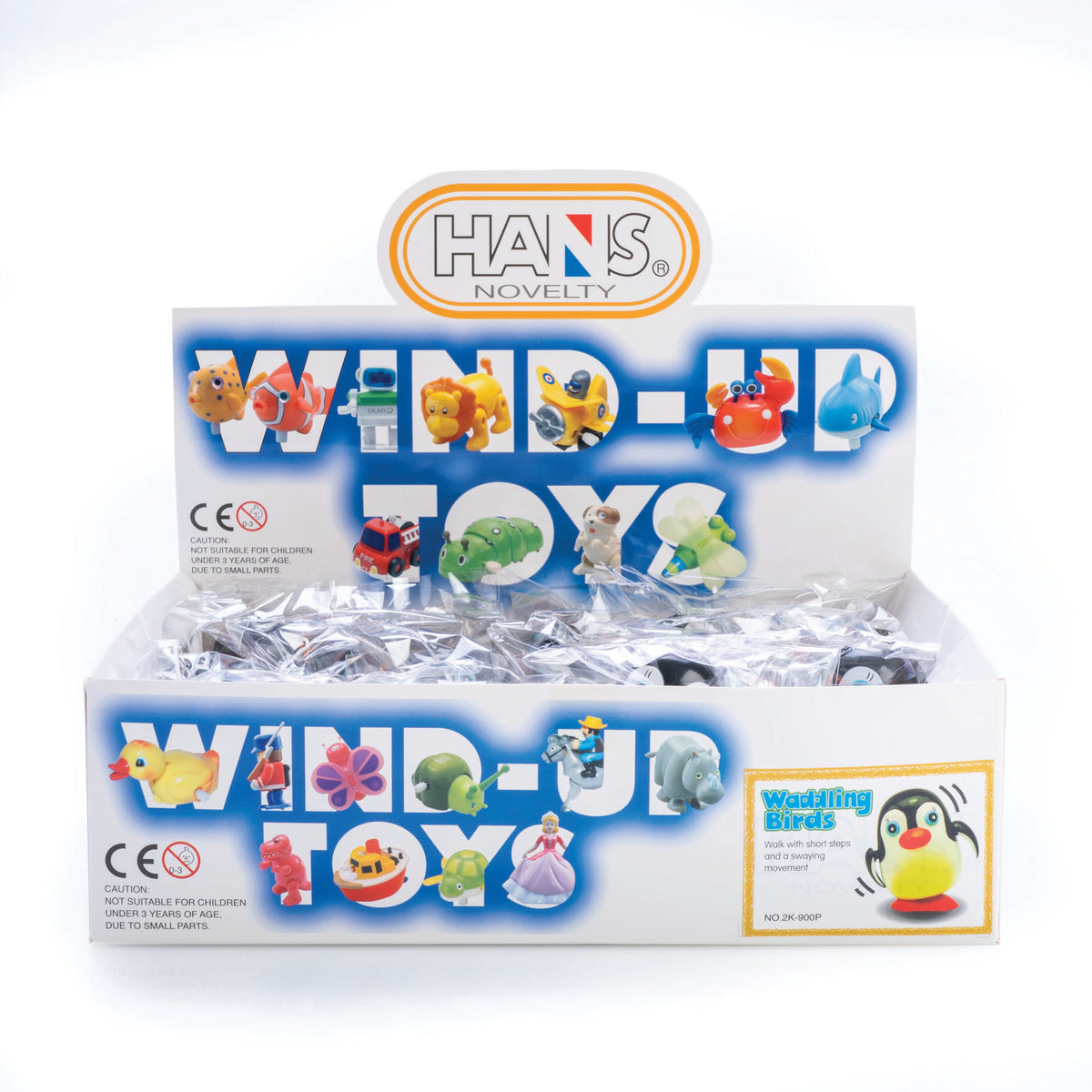 Wind-Up Waddling Penguin Toy - Pack of 24