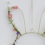 Wreath with Foliage - Contemporary Easter Bunny (32cm)