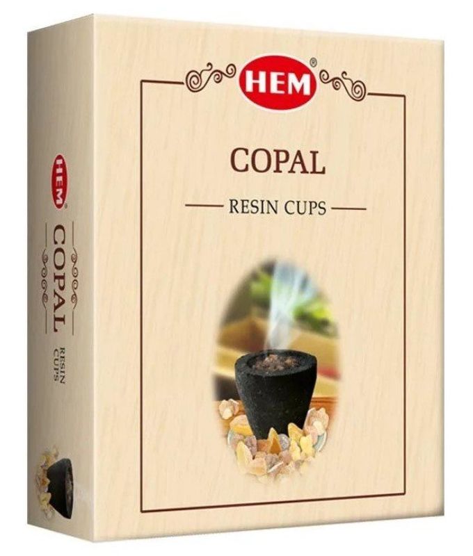 Resin Cup - HEM Copal Dhoop (10 pcs in a Box)