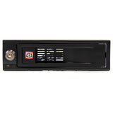 High-Speed 5.25in Trayless Hot Swap Mobile Rack for 3.5in SATA Hard Drives - 6 Gbps Transfer