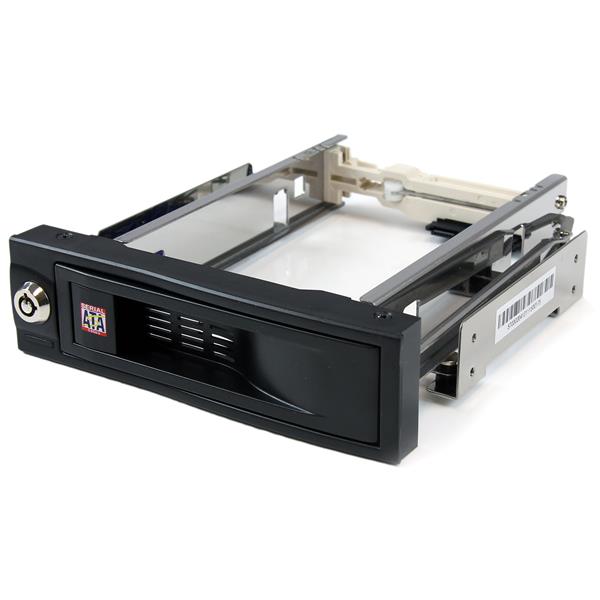 High-Speed 5.25in Trayless Hot Swap Mobile Rack for 3.5in SATA Hard Drives - 6 Gbps Transfer