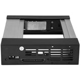 5.25" to 3.5" SATA/SAS Hard Drive Hot Swap Bay - Trayless Aluminum, 6Gbps Speed