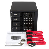 4-Bay Hot Swap Mobile Rack Backplane for 3.5" SATA/SAS HDDs - Trayless, 6 Gbps, Easy Install