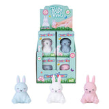 Stretch Bunny - Pullie Pal Furever Pets (Set of 12 Assorted)