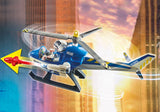 Playmobil - Helicopter Pursuit with Runaway Van