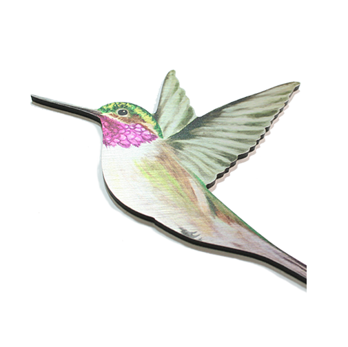 Humming Birds In Flight - Wall Art