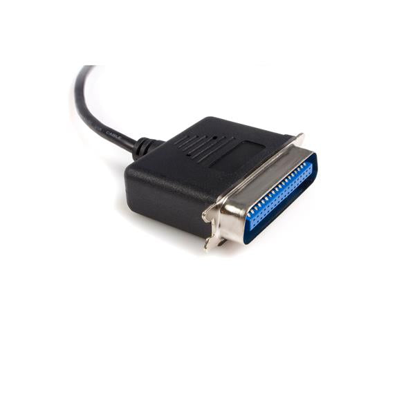 1.8m USB to Parallel Printer Adapter - M/M | Fast Data Transfer for USB PCs to Centronics Printers