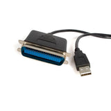 3m USB to Parallel Printer Adapter connects USB PCs to parallel printers with fast data transfer and Plug and Play installation.