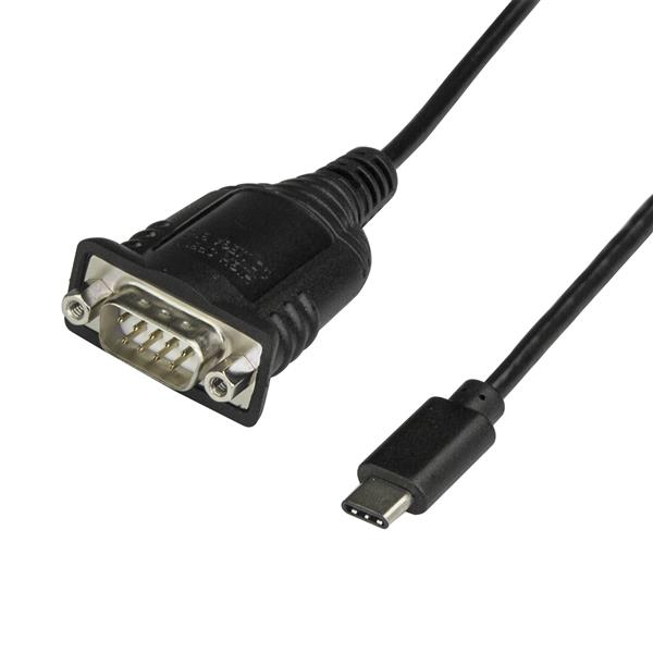 USB-C to RS232 DB9 Serial Adapter - Connect USB-C Devices to Legacy Serial Equipment