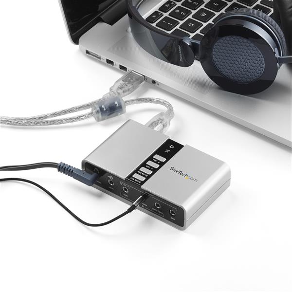 7.1 Channel USB Audio Adapter External Sound Card with SPDIF - High-Quality Audio Solution