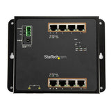 8-Port PoE+ Managed Gigabit Ethernet Switch with 2 SFP Ports - Industrial IP30 Design