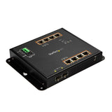 8-Port PoE+ Managed Gigabit Ethernet Switch with 2 SFP Ports - Industrial IP30 Design