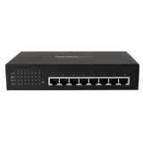 8-Port Unmanaged Industrial Gigabit PoE Switch - Power over Ethernet 802.3af/at, 120W