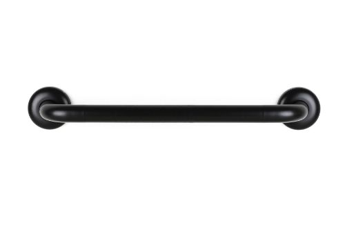 720mm Knurled Straight Grab Rail - Black Powder Coated