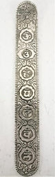 Incense Holder - White Metal Chakra (23.5cm)