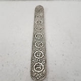 Incense Holder - White Metal Chakra (23.5cm)