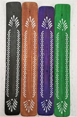 Incense Holder - Antique Colored Incense Patti (Set of 4)