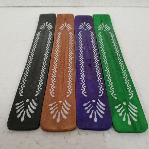 Incense Holder - Antique Colored Incense Patti (Set of 4)