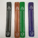 Incense Holder - Antique Colored Incense Patti (Set of 4)