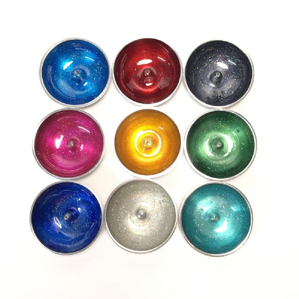 Incense Holder - Aluminium Incense Dish Glitter