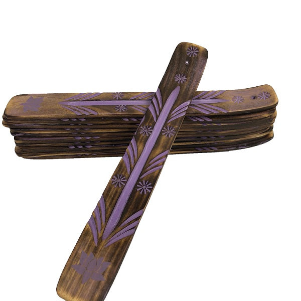 Incense Holder - Lotus Burner Purple  12 units