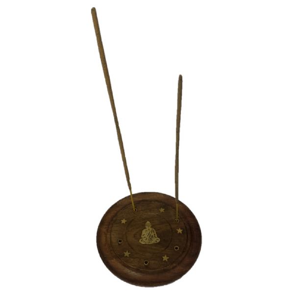 Incense Holder - Buddha Round Incense Plate 4 inch
