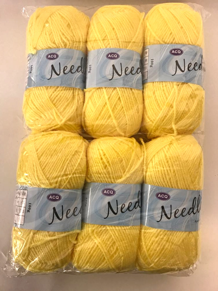 Acrylic Knitting Yarn (8 Ply) Colour 105 x 6 units