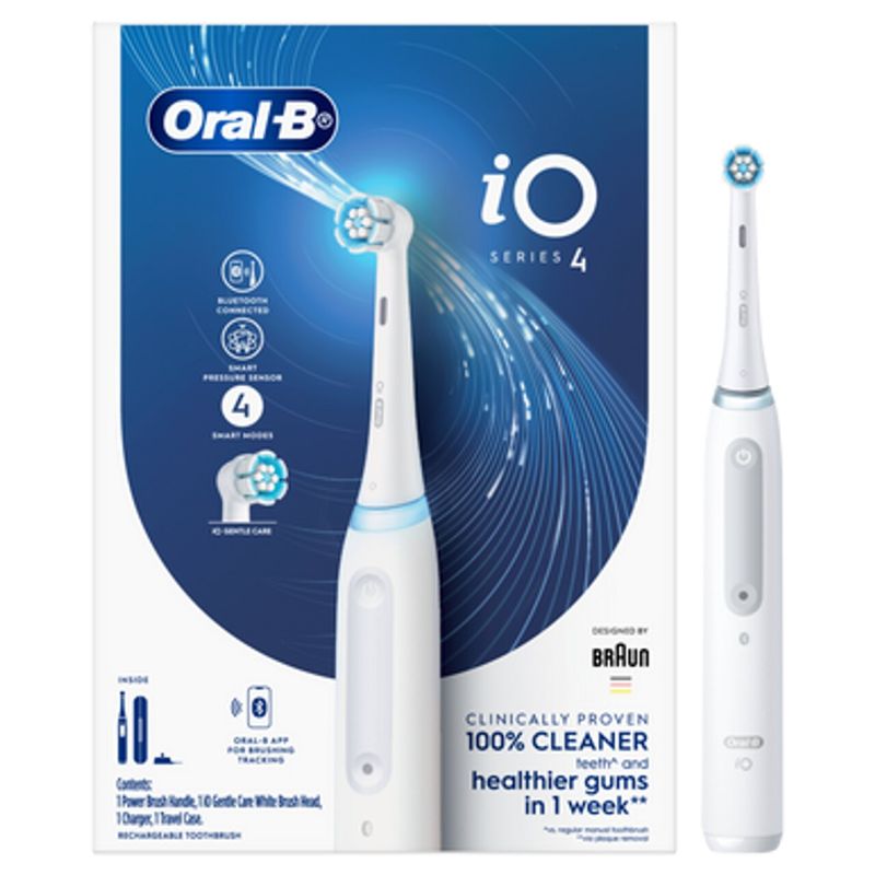 Electric Toothbrush - Oral-B iO Series 4 (Alabaster White)